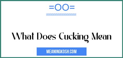 what does cucking mean|cucking meaning in english.